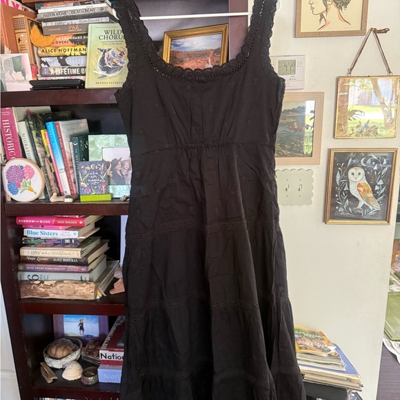 Gap Lace Trim Tiered Maxi Dress - Picture 5 of 5